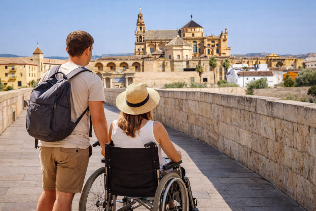 Can you visit the Mezquita in Córdoba in a wheelchair - Puedes visitar la Mezquita en Córdoba en una silla de ruedas - Kun je de Mezquita in Córdoba met een rolstoel bezoeken - Peut-on visiter la Mezquita à Córdoba en fauteuil roulant - È possibile visitare la Mezquita di Córdoba con una sedia a rotelle - コルドバのメスキータを車椅子で訪れることはできますか